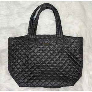 MZ Wallace Large Metro Tote Magnet Gray Quilted